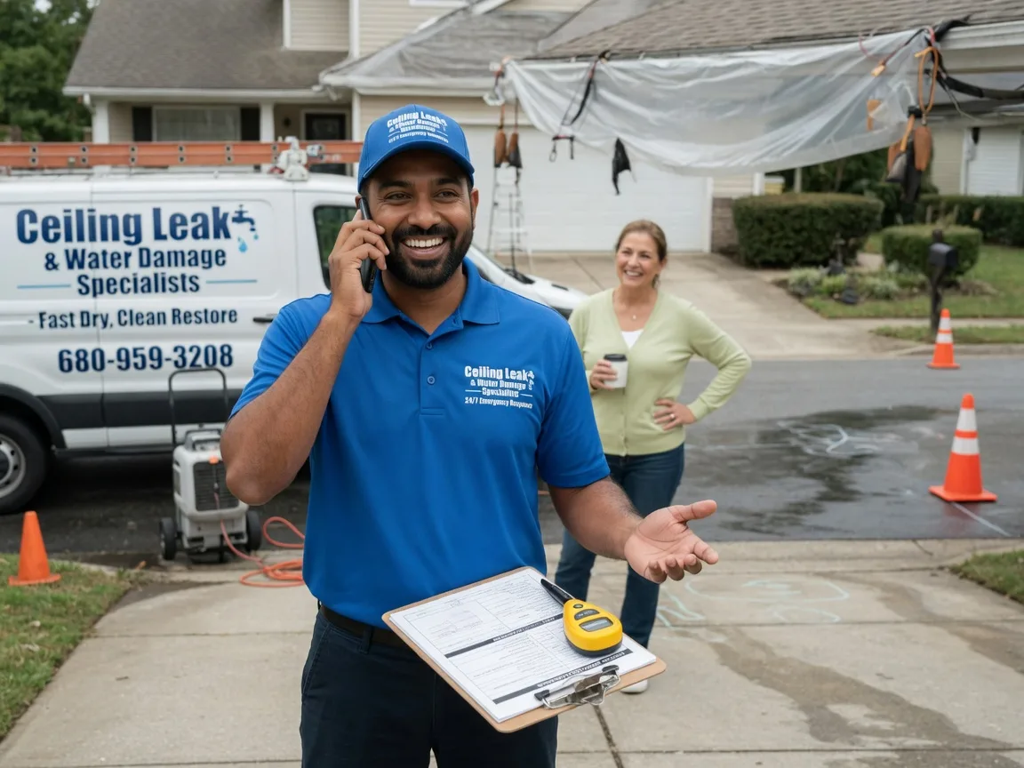 Ceiling Leak Cleanup Whitehall, WI FAQs